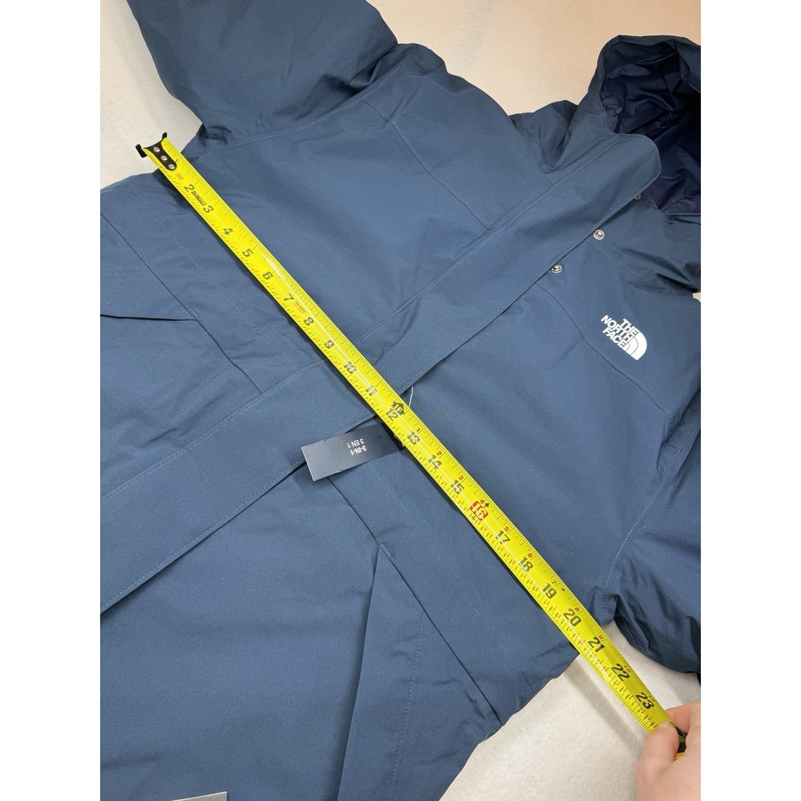 The North Face Womens Sequoia Triclimate Down Parka Jacket Navy Medium Nwt $350 — image 5 of 8